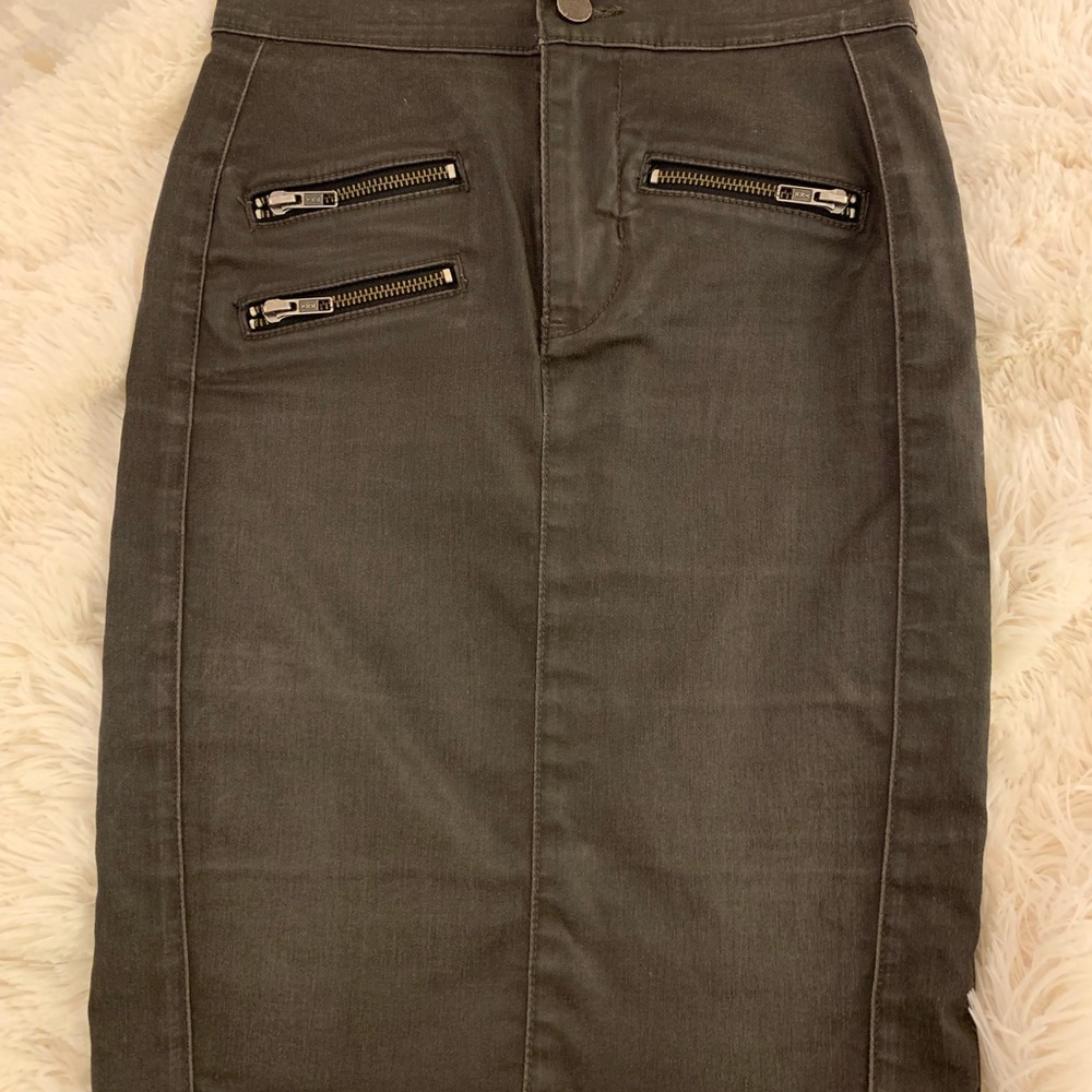 Guess Denim Gray Skirt